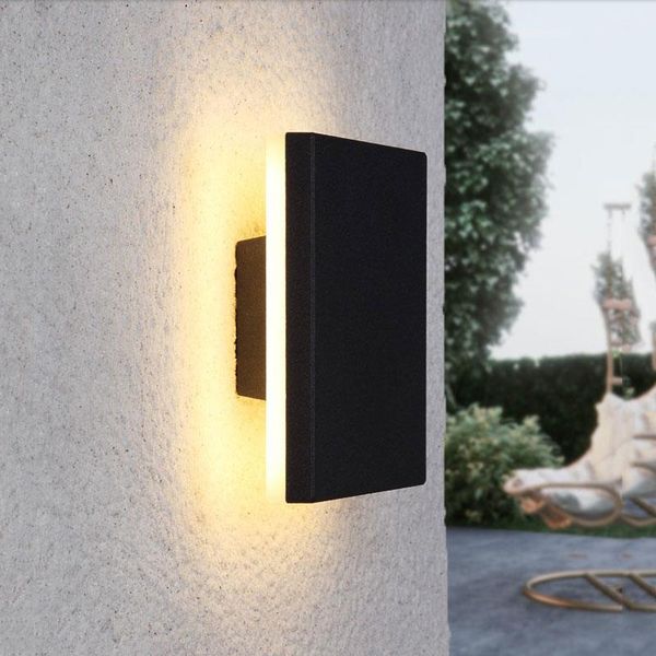 

outdoor wall lamps ultra-thin led waterproof lamp, square lamp