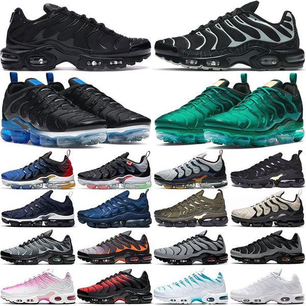

tn plus running shoes men women atlanta black royal gold noble red olive spider web tns mens womens trainers sport sneakers oversize 36-47