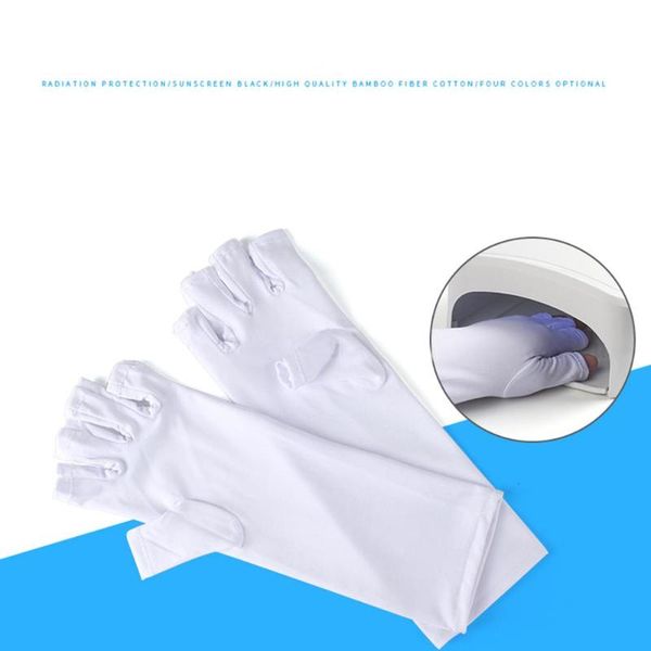 

nail art kits 1 pair uv protection glove gel led lamp dryer light radiation potherapy machine barrier tool