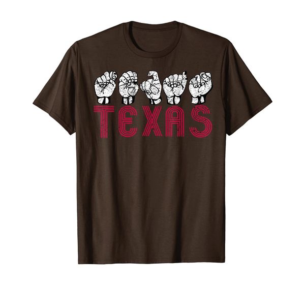 

Retro Texas State Pride Sign language Letters Gift T-Shirt, Mainly pictures