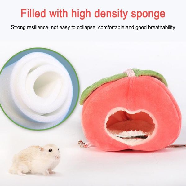 

bird cages winter hamster warm hanging nest apple cotton