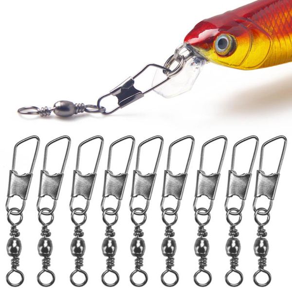 

fishing hooks 200pcs rolling metal swivel connector rings tackle