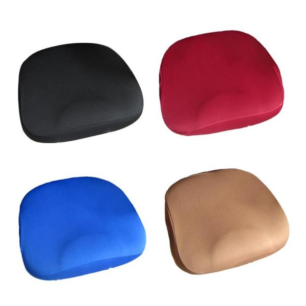 

chair covers solid color household cover office computer polyester stretch armchair seat case removable washable cushion