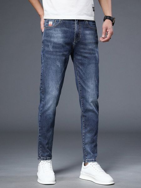 

men washed skinny jeans p7ic#, Blue