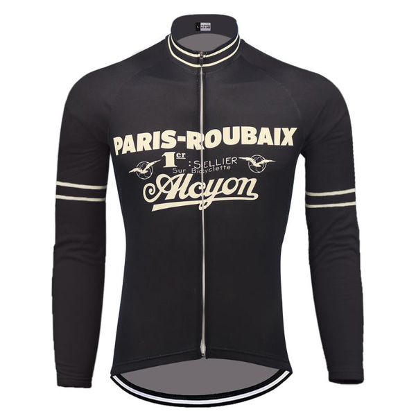 

men black classic long sleeve jersey bike wear winter fleece &thin cycling clothing mtb ropa ciclismo racing jackets, Black;red