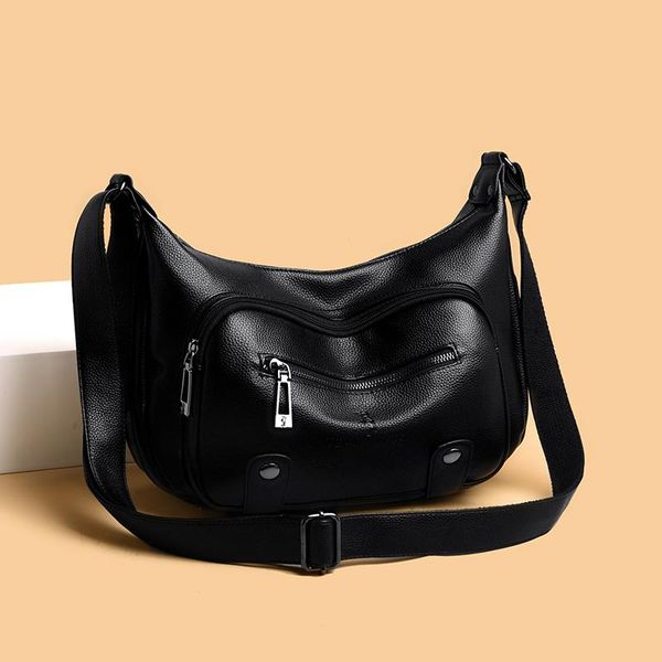 

evening bags women pu leather shoulder ladies messenger fashion crossbody designer handbags luxury hobos