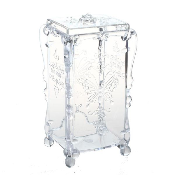 

swab organizer cotton pad box jewelry cosmetic case acrylic bags & cases