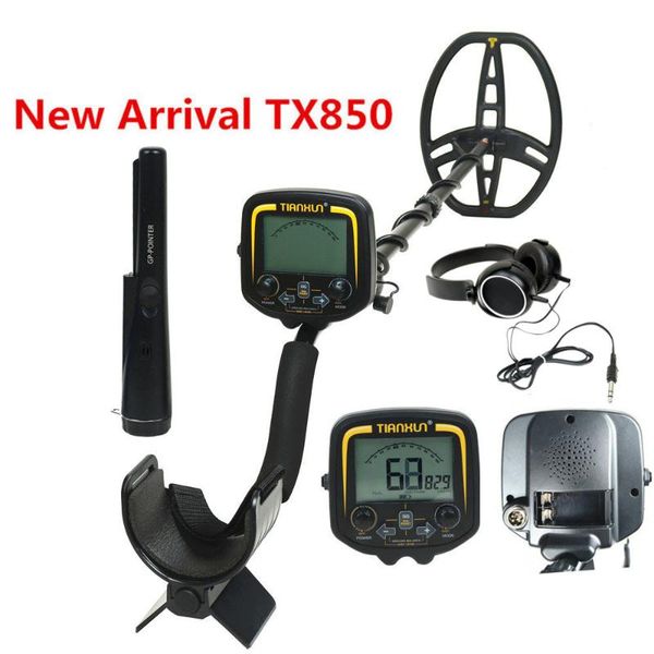

stable tx-850 professional metal detector underground depth 2.5m scanner finder gold digger treasure detecting equipment detectors