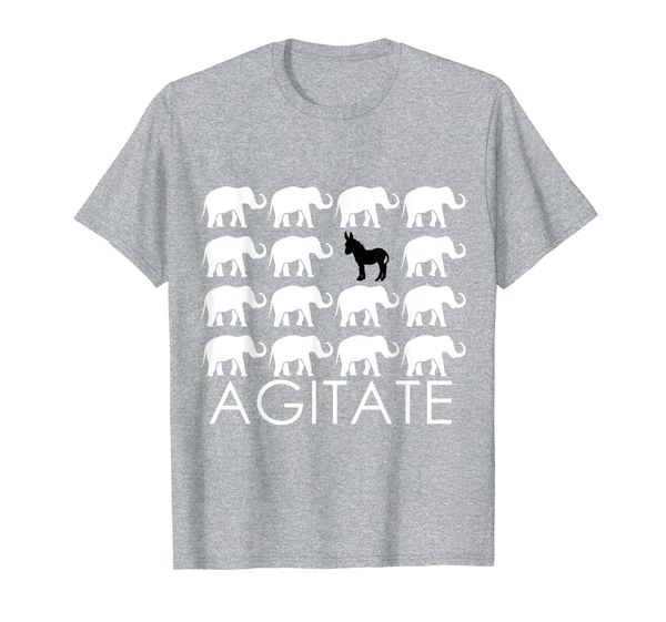 

Elephant and Donkey Agitate Political Empowering Resistance T-Shirt, Mainly pictures