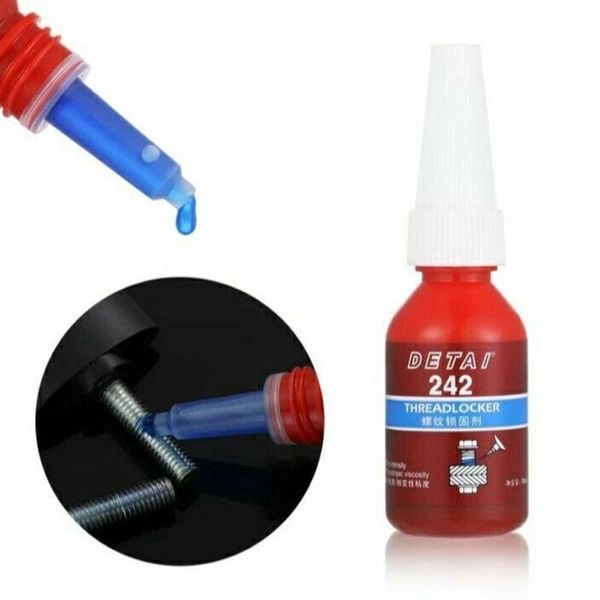 

ink refill kits 1pcs 10ml screw glue thread locking agent anaerobic adhesive oil resistance fast curing for m2-m12 metal