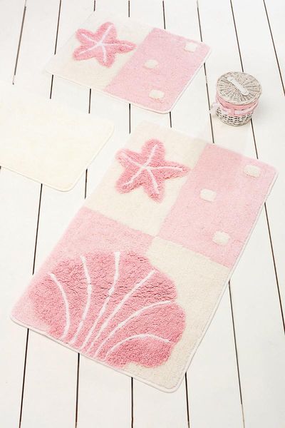 

bath mats sea star pink 3-set mat 8694578912134