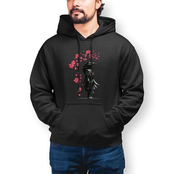 

men's hoodies & sweatshirts bushido hoodie cotton warm casual long sleeve streetwear pullover xl men, Black