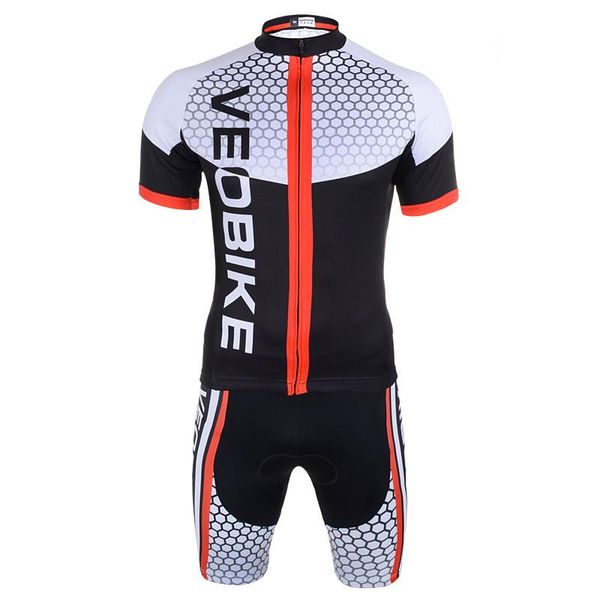 

racing sets cycling clothing summer short-sleeved outdoor suit, Black;blue