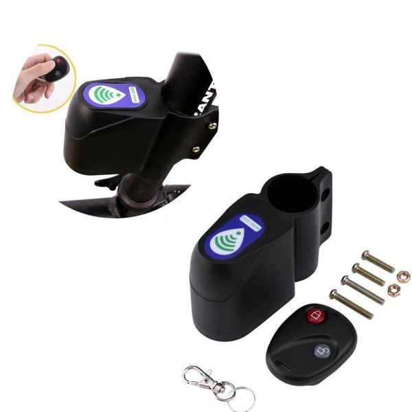 

bike locks remote control cycling bicycle alarm lock wireless vibration security system anti-theft padlock accessories