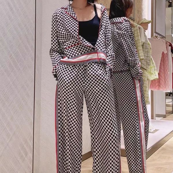 

2021 new girls plaid positioning suit, Gray