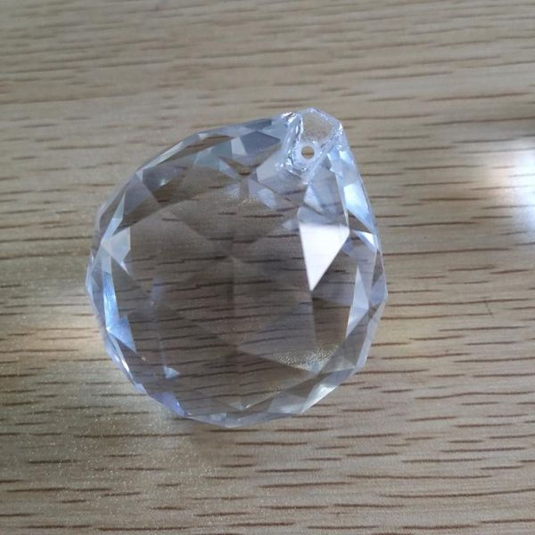 

chandelier crystal 40mm glass balls 40pcs faceted prism window prisms for suncatcher