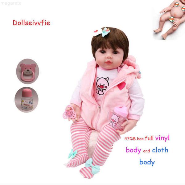 

sile doll, 47cm baby toy, children's day gift, ha