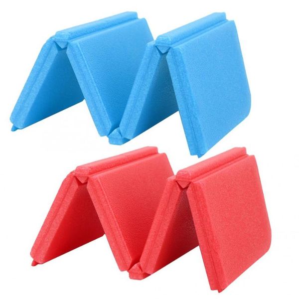

outdoor pads 4pcs green degradable xpe folding cushion portable moisture-proof mat travel picnic pad decorative pillows camping