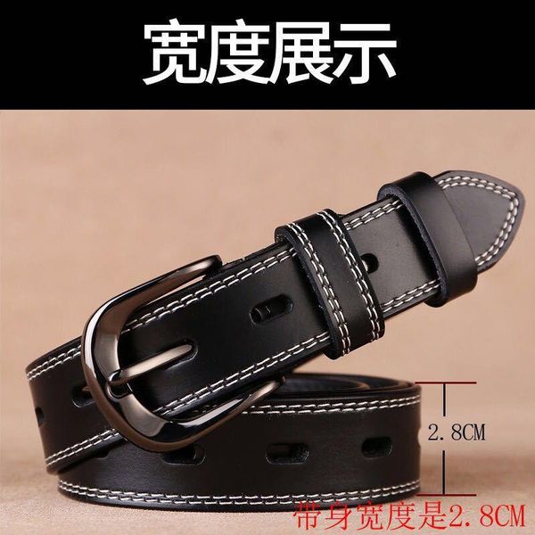 

belts belt wholesale punch-women's bride super-slim pin buckle waist, Black;brown