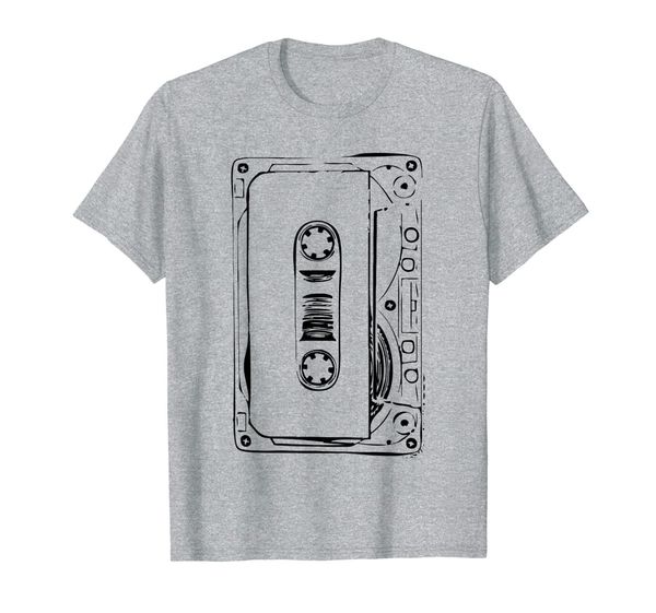 

love retro mixtape 80's blank cassette tape shirt gift, White;black