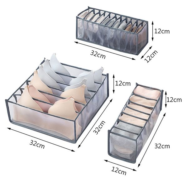 

bra organizer storage box drawer closet organizers divider boxes for underwear scarves socks home appliance