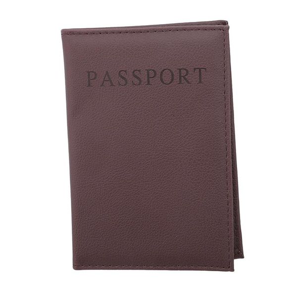 

card holders passport holder pu leather travel cover promotional case wallet bags protective, Brown;gray