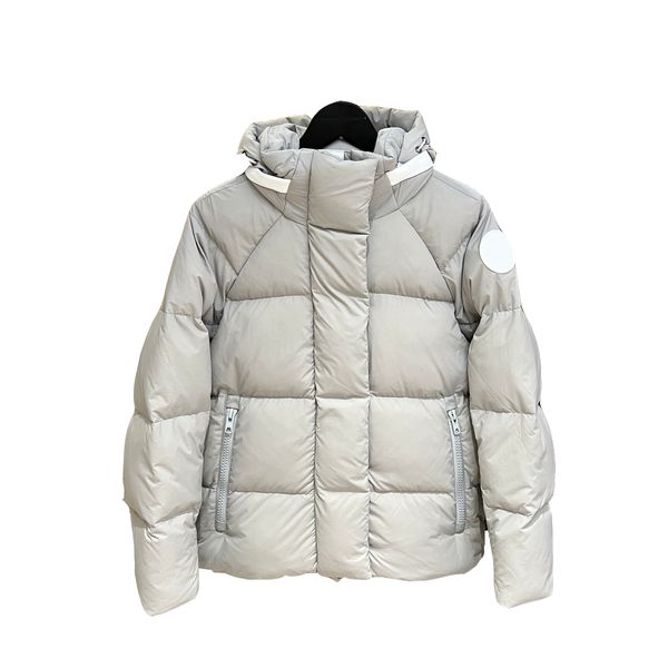 

north america famous luxury men goose down jackets winter junction 3m reflective parka light color ski jacket woman man clothing xs- unise, Black