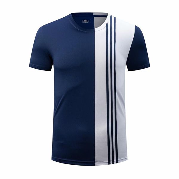 

men running shirt shorts collocation breathable sport fitness gym quick dry football jersey athletic wear jerseys, Black;blue