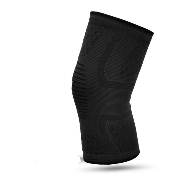 

anti-fall thin kneepad knee protector for fitness running cycling mountaineering elastic pads compression support elbow &, Black;gray
