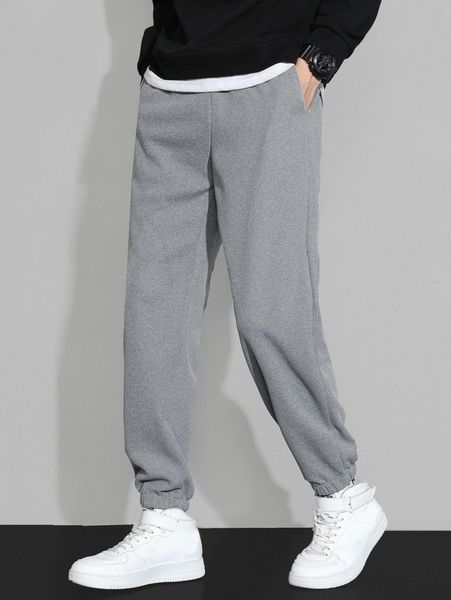 

men slant pocket carrot pants q2xp#, Black