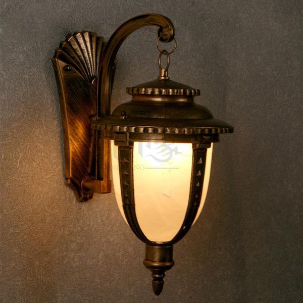 

outdoor wall lamps 10" vintage bronze villa waterproof european landscape outside mediterranean corridor
