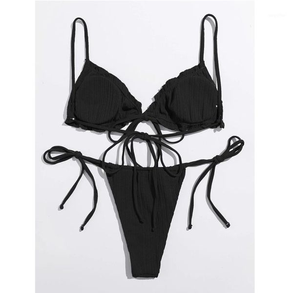 

lace-up bandage bikini women plus size print tankini ladies swimwear swimjupmsuit swimsuit beachwear padded bathing suit women's, White;black