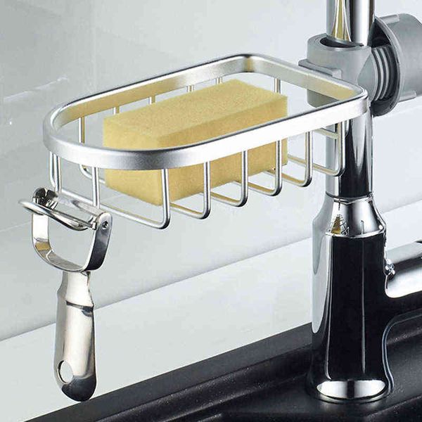 Conveniente Clip-on Saboneira Bandeja de Aço Inoxidável Sabonete Ajustável Duche Duche Corrediça Soap Placas Banheiro Suave Banheiro Suporte de Cozinha 211119