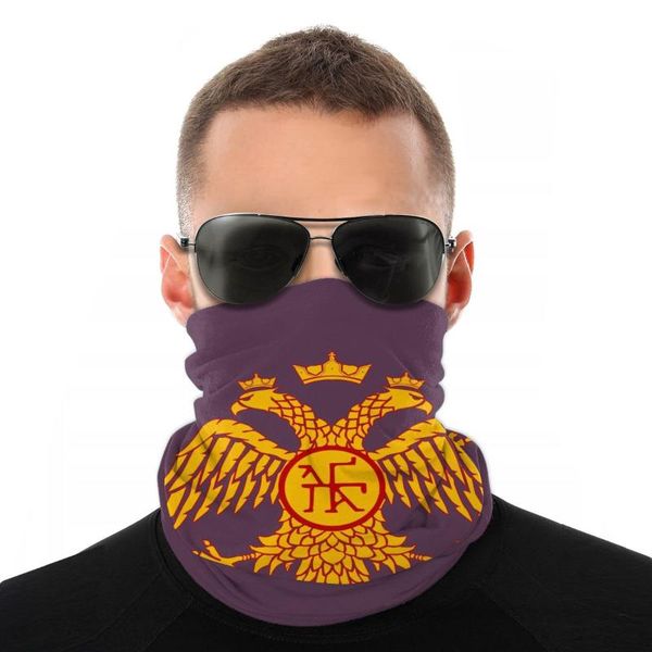 

scarves byzantine imperial eagle half face mask halloween neck warmer balaclava bandana dustproof headwear outdoor hiking, Blue;gray