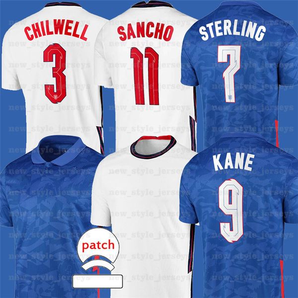 

thailand quality foden football soccer jerseys 2021 kane ngland sterling rashford mount lingard sancho national shirt men + kids kit sets so, Black;yellow
