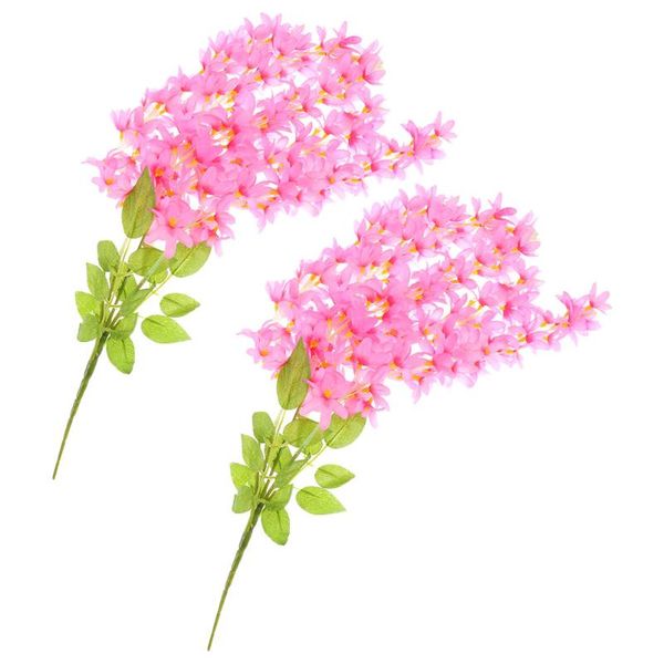 

decorative flowers & wreaths 2pcs simulation flower string wedding ornament