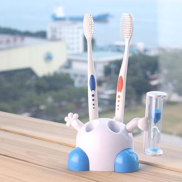 

plastic toothbrush holder stand with hourglass bathroom accessories holders