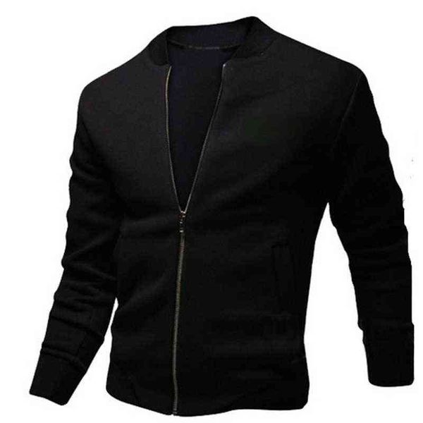 

zogaa men jackets male streetwear coats men's zipper jacket casual hip hop slim fit coat, Black;brown