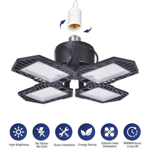 

working light 100w led garage e26/e27 ac100-240v deformation high bay industrial with remote control