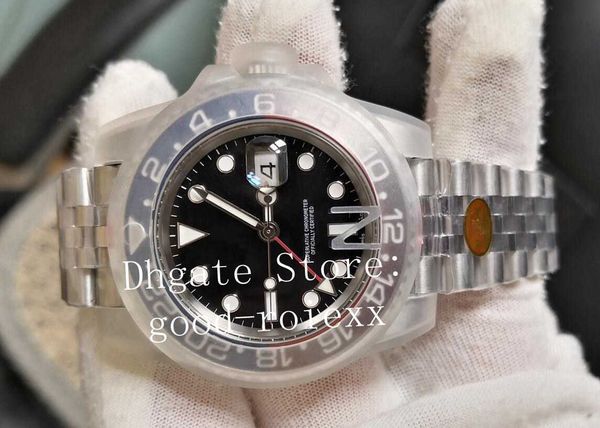 

mens red blue ceramic automatic cal.3285 watch men 904l steel jubilee bracelet pepsi 126710 blro batman master eta nfactory dive watches, Slivery;brown