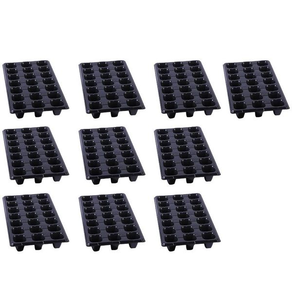 

planters & pots 21-cell hole nursery grow box cell seedling starter tray with drainage holes seed germination plant flower pot garden