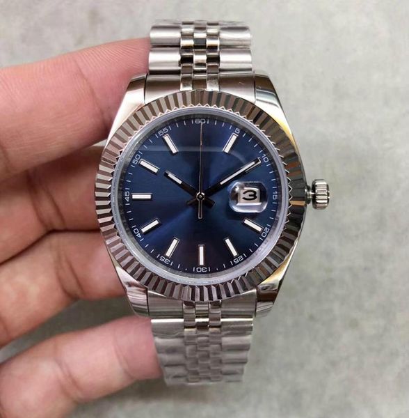 

wristwatches luxury watch men waterproof automatic mechanical stainless steel sapphire crystal wristwatch, Slivery;brown