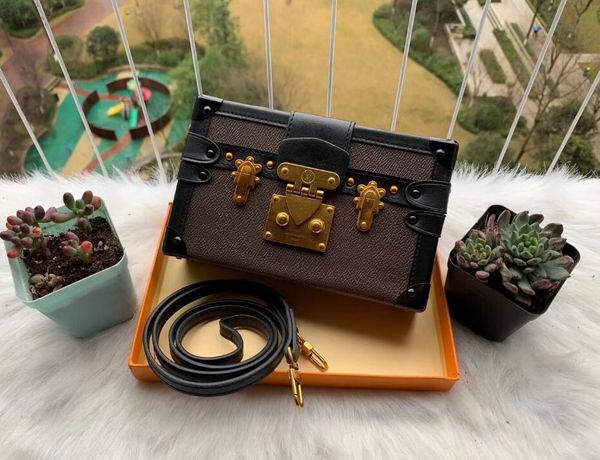 

women handbagss fashion shoulder bag crossbody purse genuine leather brown flower messenger tote female m44875 m44876 y-8