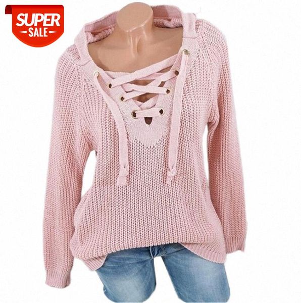 

wish plus size ladies blouse with lace-up sweater #r35v, Black;gray