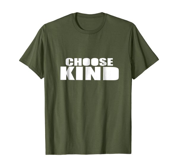 

choose kind tshirt - anti-bullying message t-shirt, White;black