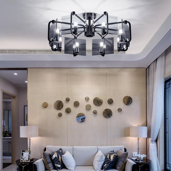 

pendant lamps modern light luxury living room chandelier simple personality led dining bedroom lamp