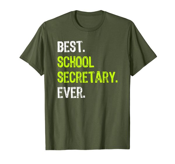 

Best SCHOOL SECRETARY Ever Funny Gift T-Shirt, Mainly pictures