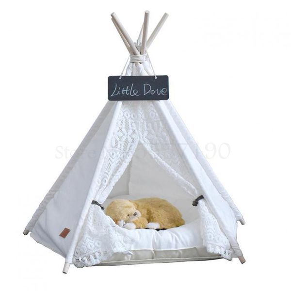 

cat beds & furniture nest ins dog summer cool pet tent removable and washable small medium-sized house four