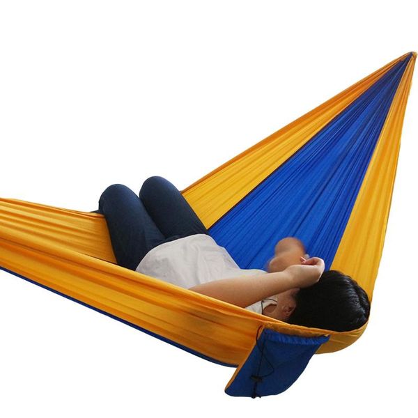 

brand kamp malzemeleri multi-color 2 people portable parachute hammock travel double person sleeping bags