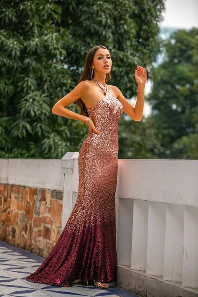 

party dresses berylove sequin sparkle evening dress long mermaid luxury formal gown shiny robes de soirÃ©e, White;black